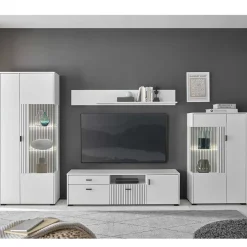 Pharao24 Wohnzimmeranbauwand Paros> Wohnwand 300 Cm|Moderne Wohnwände