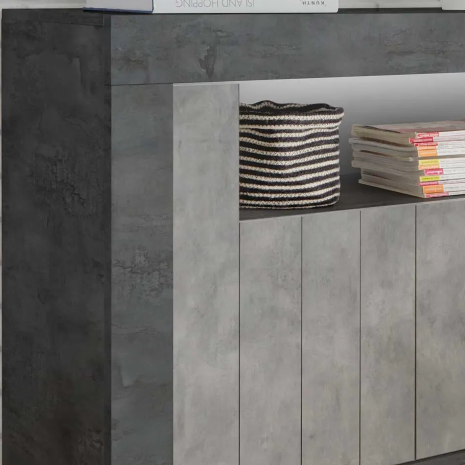 Küchenkommode*Pharao24 Wohnzimmerkommode Ladyda