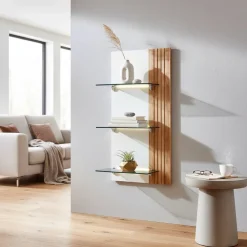 Wohnzimmerregale|Massivholzregale*Pharao24 Wohnzimmerregal Sibiuta