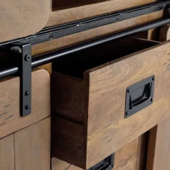 Wohnzimmervitrinen|Massivholz Schränke*Pharao24 Wohnzimmerschrank Ailunaro