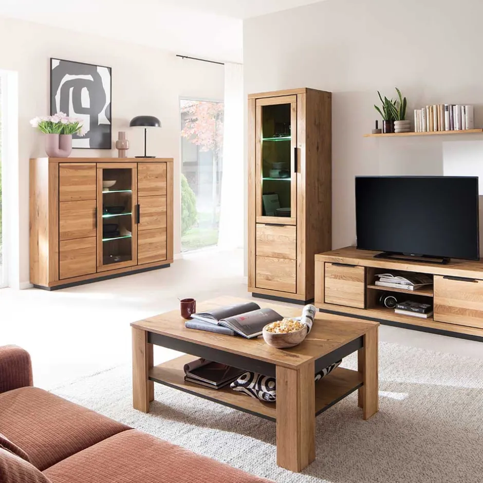 Wohnzimmervitrinen|Vitrinenschrank*Pharao24 Wohnzimmerschrank Jayva