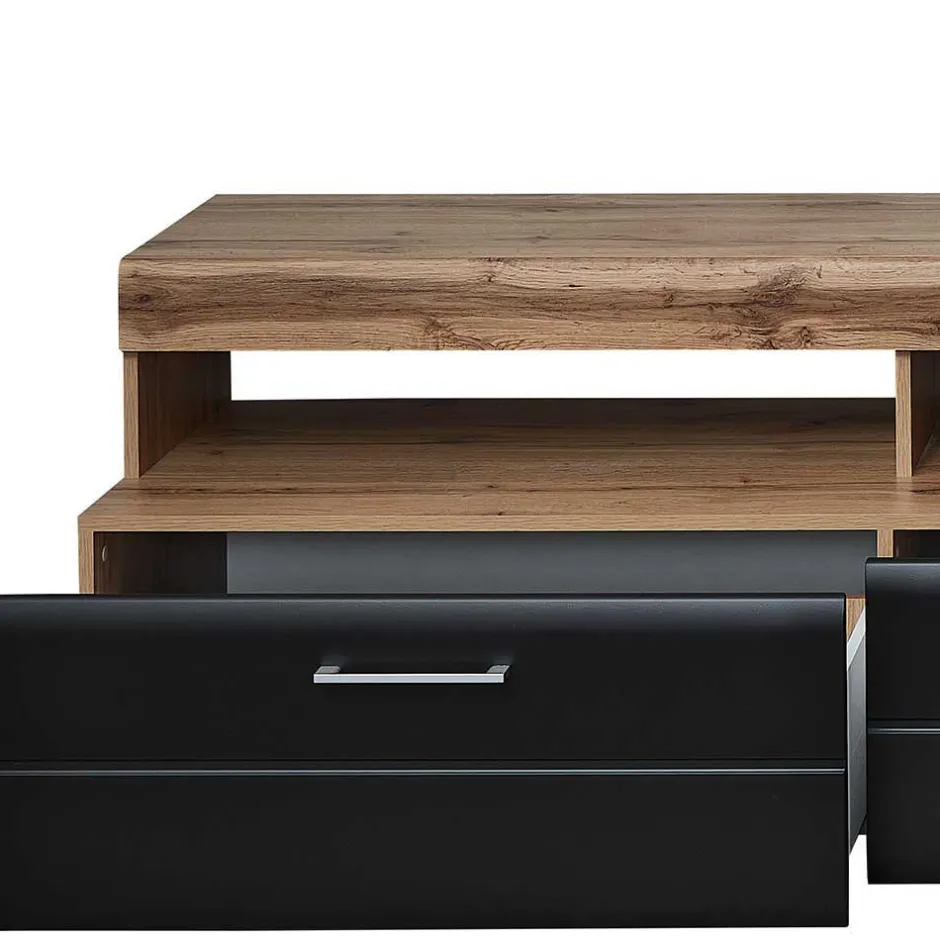 Wohnzimmerschrank|Wohnwand 350 Cm*Pharao24 Wohnzimmerschrankwand Beldar