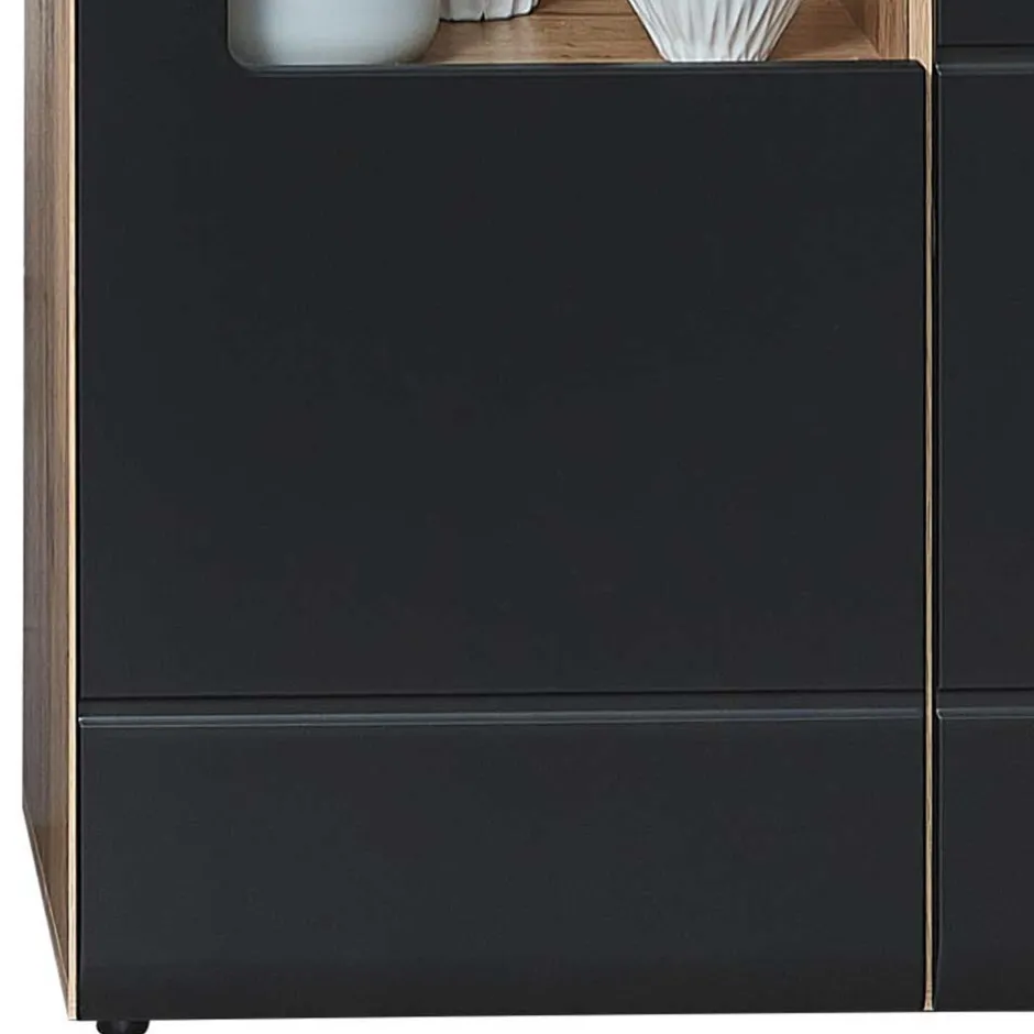 Wohnzimmerschrank|Wohnwand 350 Cm*Pharao24 Wohnzimmerschrankwand Beldar