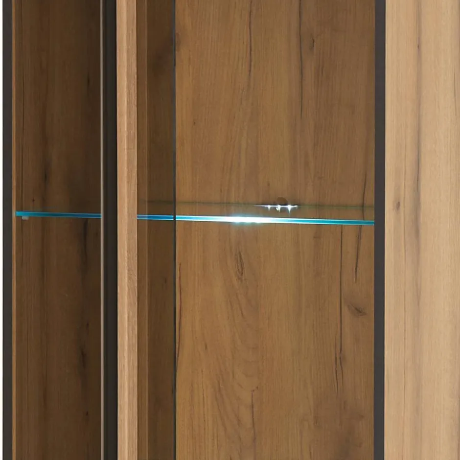 Moderne Wohnwände|Wohnwand 250 Cm*Pharao24 Wohnzimmerschrankwand Cemutra