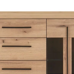 Moderne Wohnwände|Wohnwand 250 Cm*Pharao24 Wohnzimmerschrankwand Cemutra