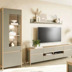 Pharao24 Wohnzimmerschrankwand Fine> Wohnwand 250 Cm