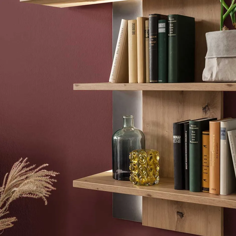 Wohnwand 250 Cm|Moderne Wohnwände*Pharao24 Wohnzimmerschrankwand Geronda