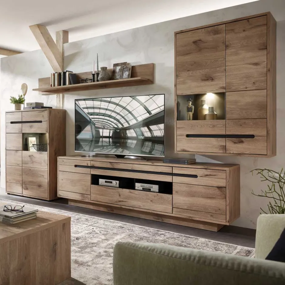 Pharao24 Wohnzimmerschrankwand Griffin> Moderne Wohnwände