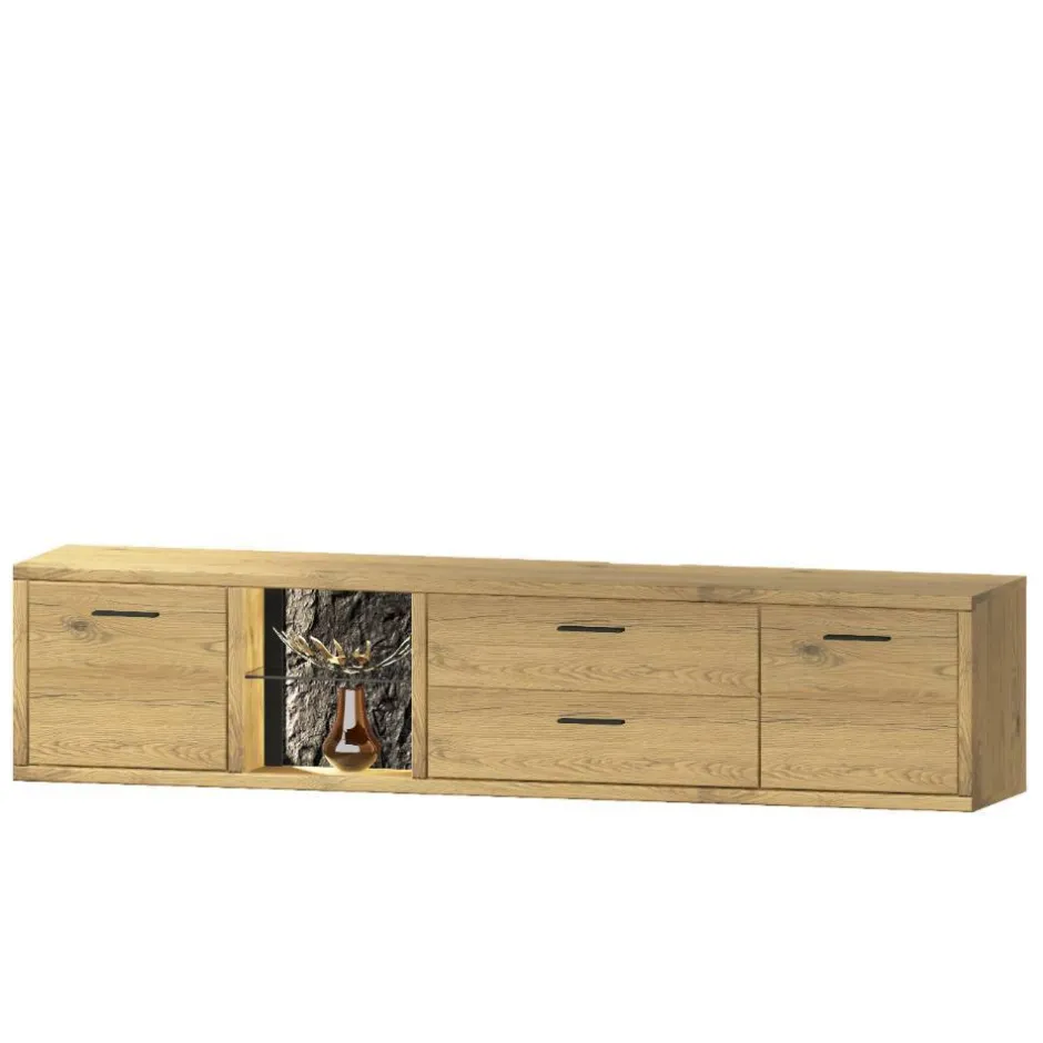 Pharao24 Wohnzimmerschrankwand Ostoro> Moderne Wohnwände|Wohnwand 250 Cm