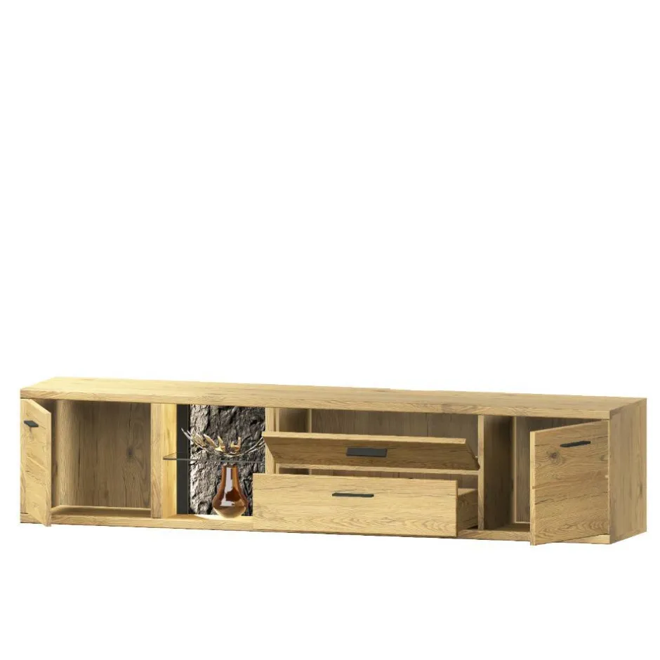 Pharao24 Wohnzimmerschrankwand Ostoro> Moderne Wohnwände|Wohnwand 250 Cm