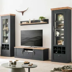 Pharao24 Wohnzimmerschrankwand Saridio> Wohnwand 300 Cm