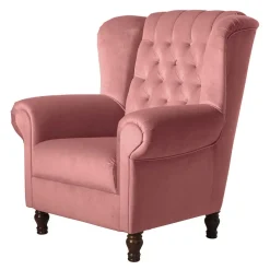 Pharao24 Wohnzimmersessel Marine> Ohrensessel