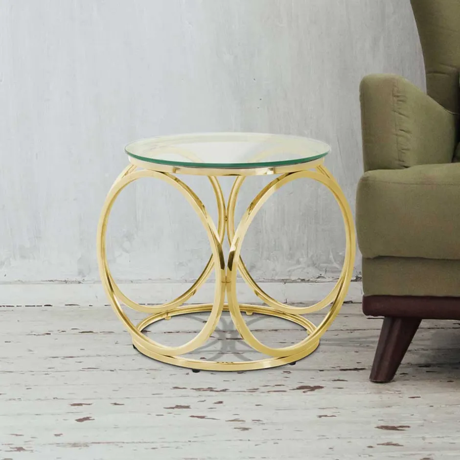 Pharao24 Wohnzimmertisch Glow> Glastische