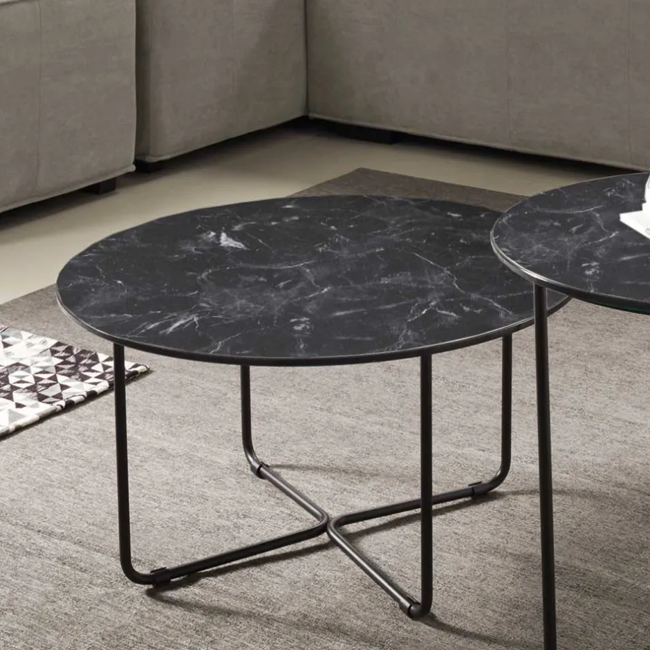 Glastische*Pharao24 Wohnzimmertisch Rumana