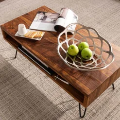 Wohnzimmertisch|Massivholztische*Pharao24 Wohnzimmertisch Tollow