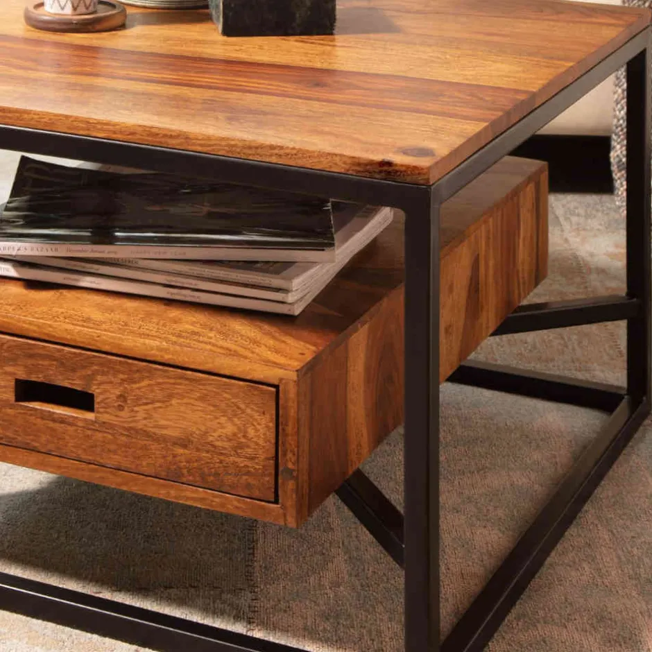 Wohnzimmertisch|Beistelltische*Pharao24 Wohnzimmertisch Valnut