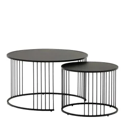 Pharao24 Wohnzimmertische schwarz Herbs> Glastische