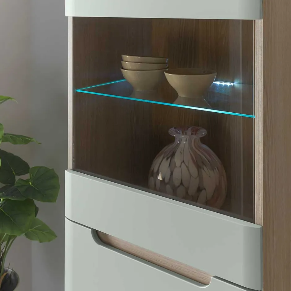 Vitrinenschrank|Wohnzimmervitrinen*Pharao24 Wohnzimmervitrine Casmas