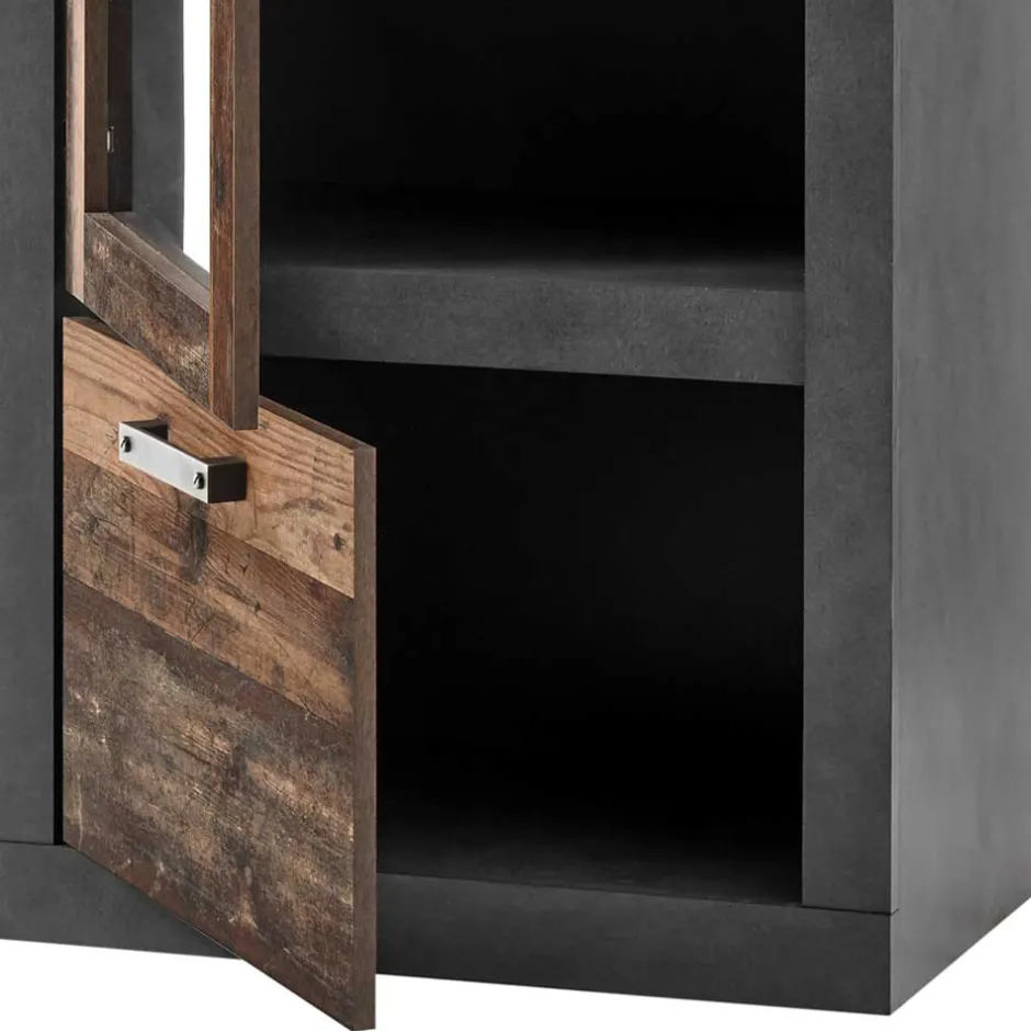 Pharao24 Wohnzimmervitrine Frondito> Vitrinenschrank