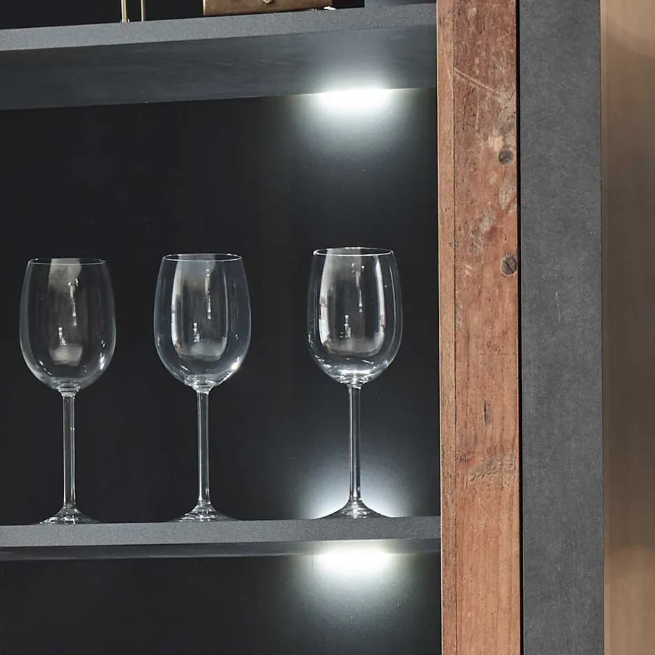 Pharao24 Wohnzimmervitrine Frondito> Vitrinenschrank