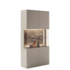 Pharao24 Wohnzimmervitrine Gerrit> Vitrinenschrank|Stauraumvitrinen