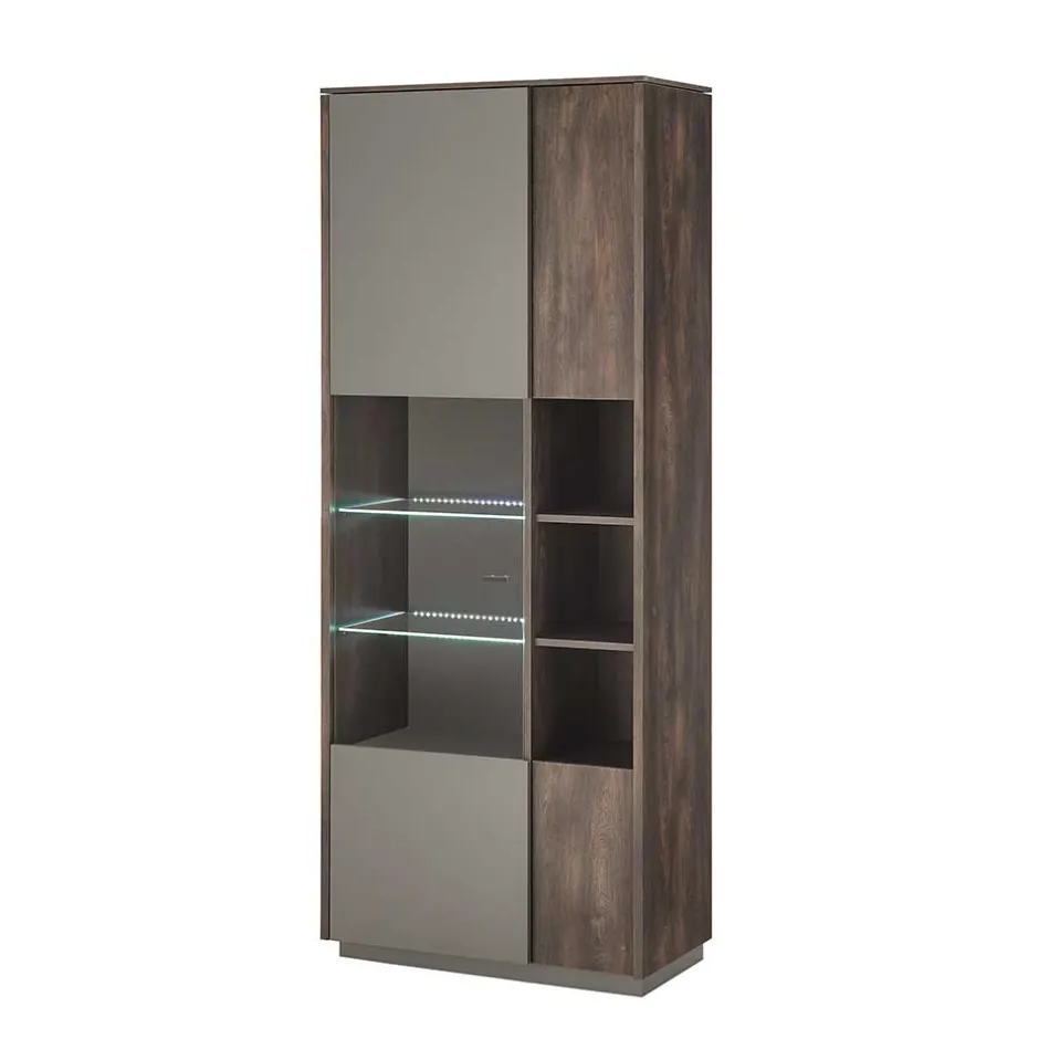 Pharao24 Wohnzimmervitrine Hanniba> Stauraumvitrinen|Büchervitrinen