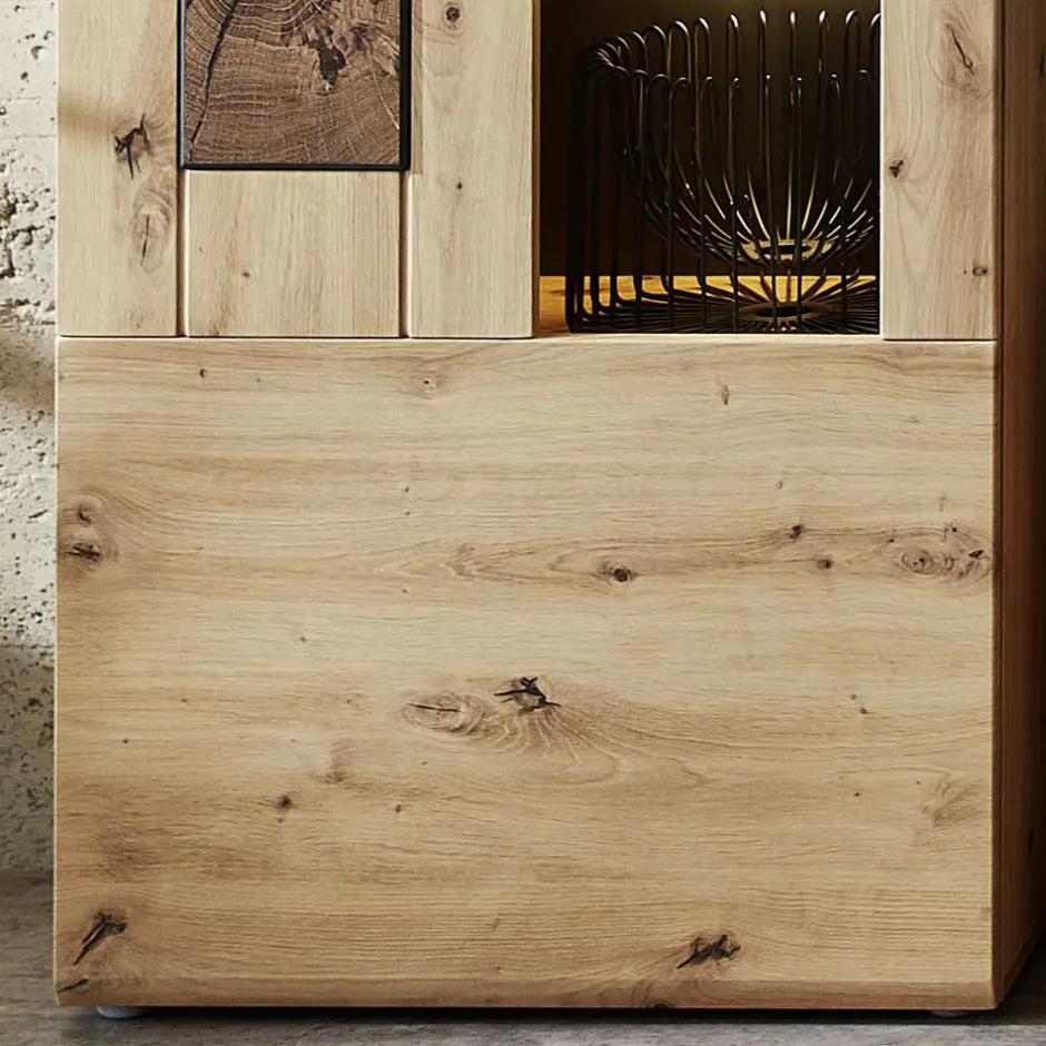 Wohnzimmerschrank|Vitrinenschrank*Pharao24 Wohnzimmervitrine Philsov