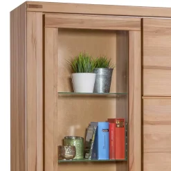 Wohnzimmerschrank|Massivholz Schränke*Pharao24 Wohnzimmervitrine Pronita