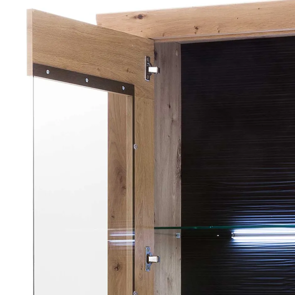 Wohnzimmerschrank|Vitrinenschrank*Pharao24 Wohnzimmervitrine Tridovina