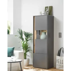 Wohnzimmerschrank|Stauraumvitrinen*Pharao24 Wohnzimmervitrine Uzniana