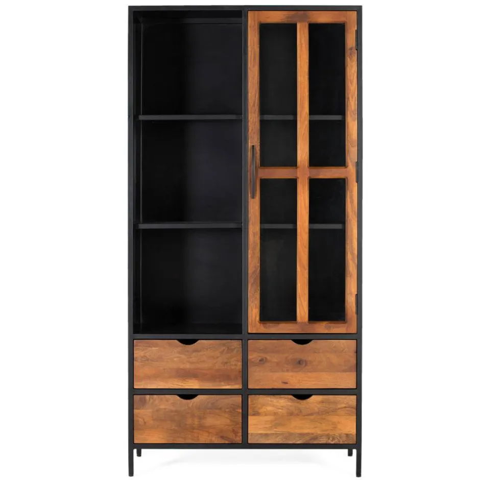 Pharao24 Wohnzimmervitrinenschrank Aniela> Stauraumvitrinen