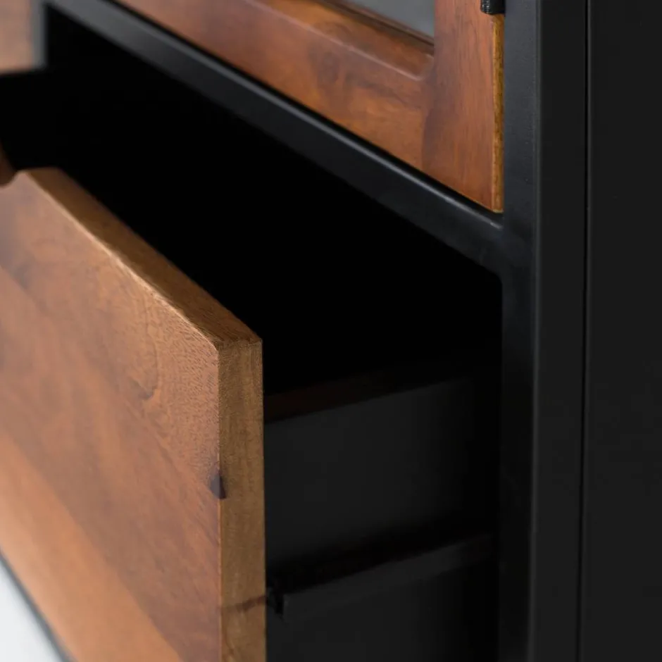 Pharao24 Wohnzimmervitrinenschrank Aniela> Stauraumvitrinen