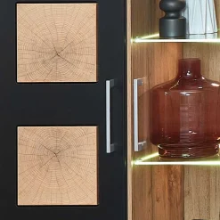 Pharao24 Wohnzimmervitrinenschrank Beldar><noscript><img width=