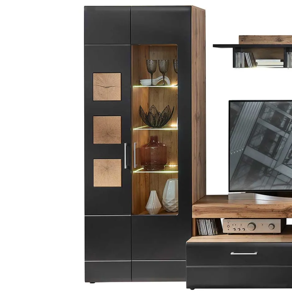 Pharao24 Wohnzimmervitrinenschrank Beldar> Vitrinenschrank|Wohnzimmervitrinen