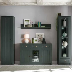 Wohnzimmerschrank|Wohnwand 250 Cm*Pharao24 Wohnzimmerwand Clujia