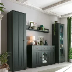 Wohnzimmerschrank|Wohnwand 250 Cm*Pharao24 Wohnzimmerwand Clujia