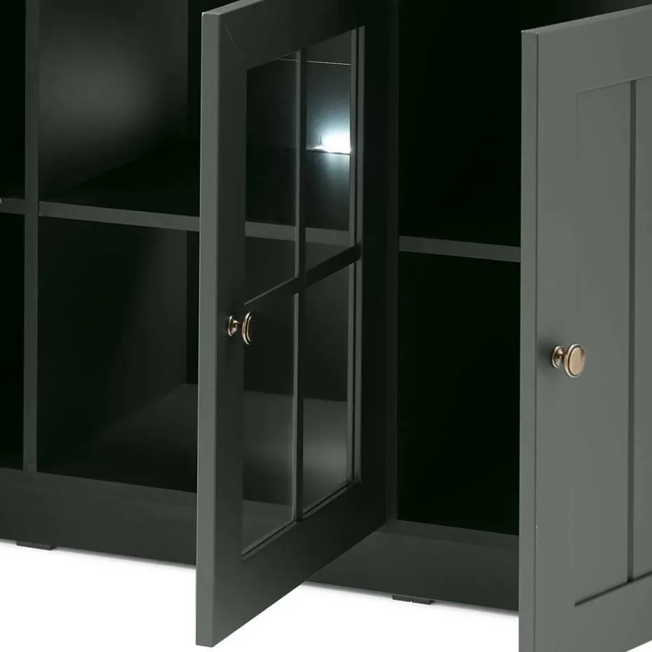 Wohnzimmerschrank|Wohnwand 250 Cm*Pharao24 Wohnzimmerwand Clujia