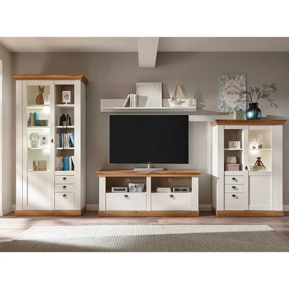 Pharao24 Wohnzimmerwand Craiova> Wohnwand 350 Cm