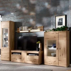 Wohnzimmerschrank|Wohnwand 350 Cm*Pharao24 Wohnzimmerwand Drascana