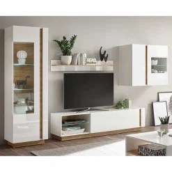 Wohnwand 300 Cm*Pharao24 Wohnzimmerwand Franvos