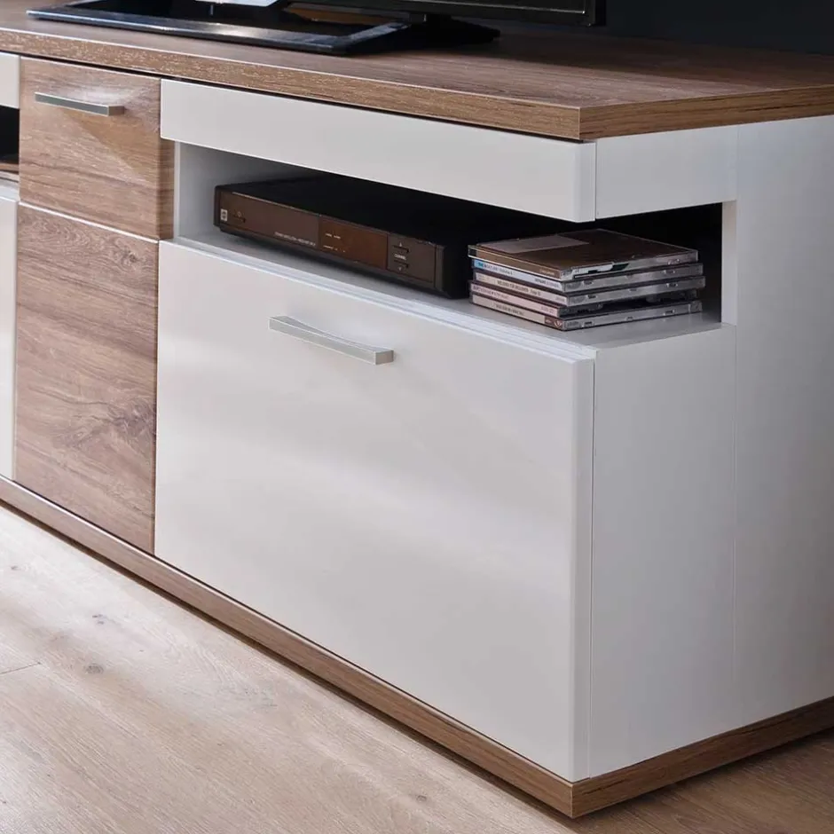 Wohnwand 350 Cm|Moderne Wohnwände*Pharao24 Wohnzimmerwand Gazino