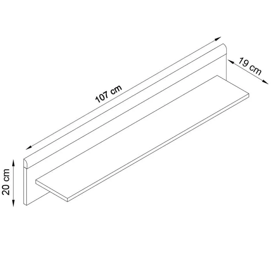 Wohnwand 300 Cm|Massivholz Wohnwände*Pharao24 Wohnzimmerwand Levanca