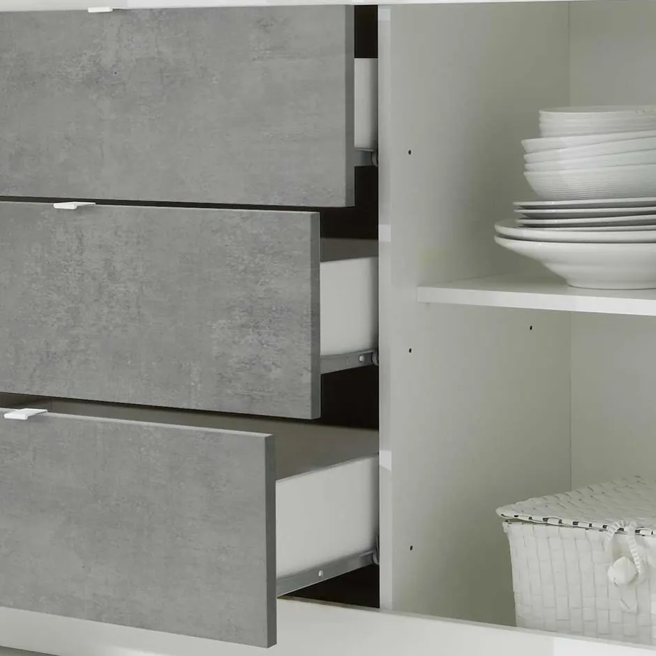 Wohnwand 300 Cm|Moderne Wohnwände*Pharao24 Wohnzimmerwand modern Endion