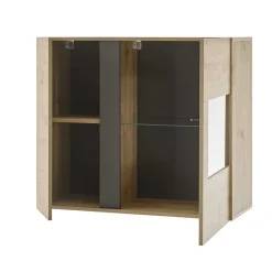 Moderne Wohnwände|Wohnwand 300 Cm*Pharao24 Wohnzimmerwand modern Matrezina