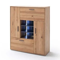 Moderne Wohnwände|Wohnwand 350 Cm*Pharao24 Wohnzimmerwand Vruamosa