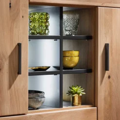 Moderne Wohnwände|Wohnwand 350 Cm*Pharao24 Wohnzimmerwand Vruamosa