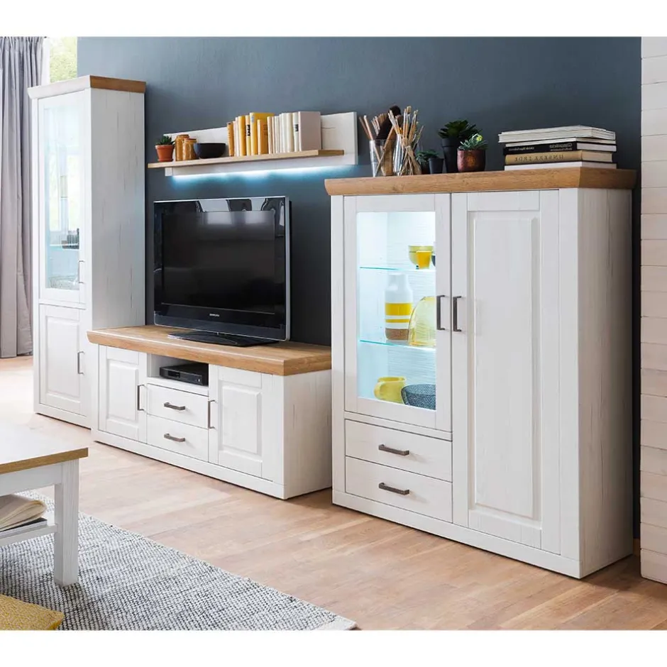 Pharao24 Wohnzimmerwand Wonders> Wohnwand 350 Cm