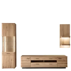 Pharao24 Wohnzimmerwand Wupnia> Wohnwand 250 Cm|Massivholz Wohnwände