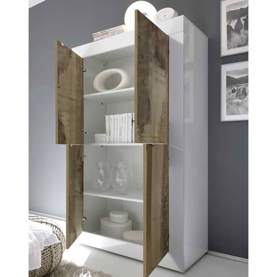 Wohnzimmerschrank|Wohnwand 350 Cm*Pharao24 Wohnzimmerwand Yuelva