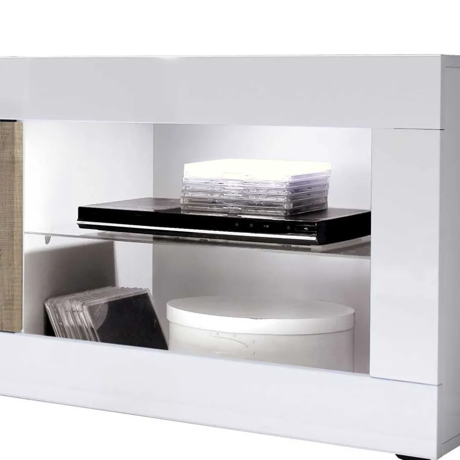 Wohnzimmerschrank|Wohnwand 350 Cm*Pharao24 Wohnzimmerwand Yuelva